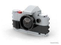 SLR Kamera aus Klemmbausteinen